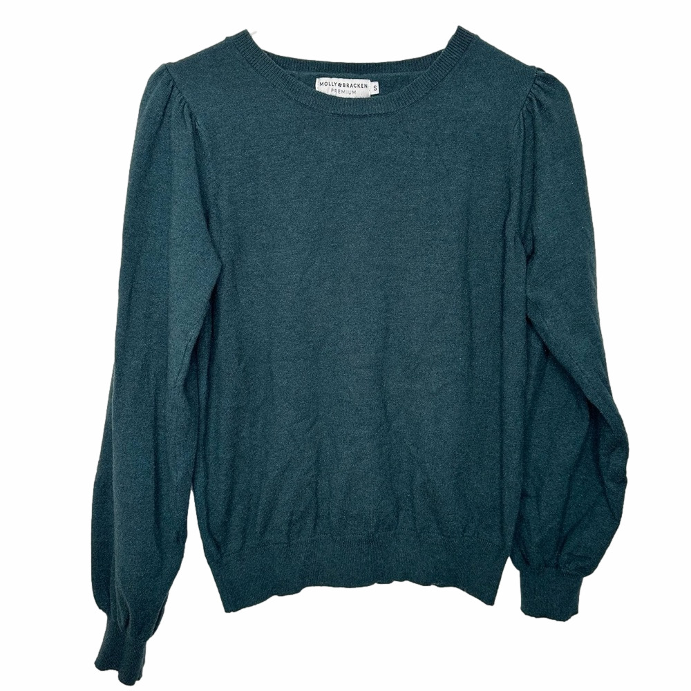 Molly Bracken Hunter Green Sweater Size Small